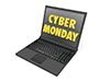 Cyber ​​Monday / Laptop-Personal Illustrations | Free Materials | Persons
