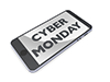 Cyber ​​Monday / Smartphone-Personal Illustration | Free Material | Person