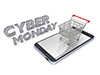 Smartphone / Cyber ​​Monday / Cart --Personal Illustration ｜ Free Material ｜ Person