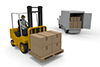 Operate the forklift. Sort your luggage. A person riding a forklift. The person who delivers. -Delivery image free illustration - 2,100 × 1,400 pixels